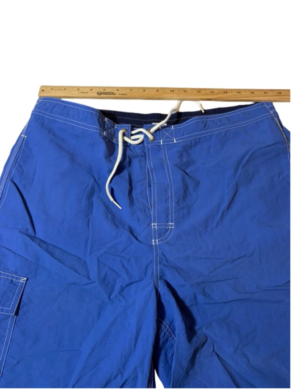Polo Ralph Lauren Swim Trunks Blue Board Shorts Cargo Pocket XL